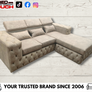 Button Corner Design Adjustable Headrest